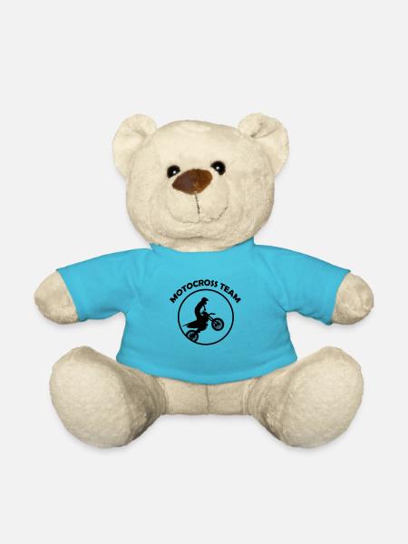 Motocross Team - Teddy - Atollblau