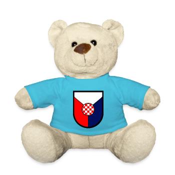 Kroatische Fans - Teddy - Atollblau - Vorne