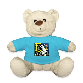 katzen 151red - Teddy - Atollblau - Vorne
