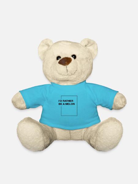 I'd rather be a melon - Teddy - Atollblau