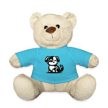 Cute Dog - Teddy Bear - atoll blue - Front