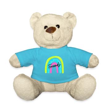 Friends Friends Friendship Friendly - Teddy Bear - atoll blue - Front