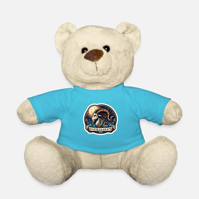 Sternzeichen Steinbock - Teddy - Atollblau