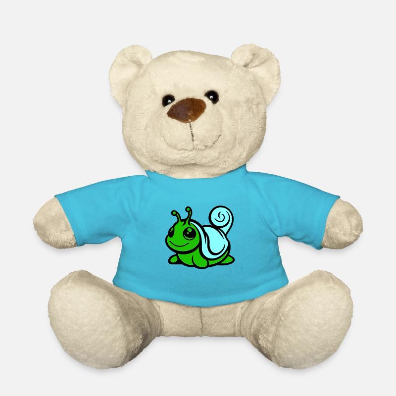 schnecke comic - Teddy - Atollblau