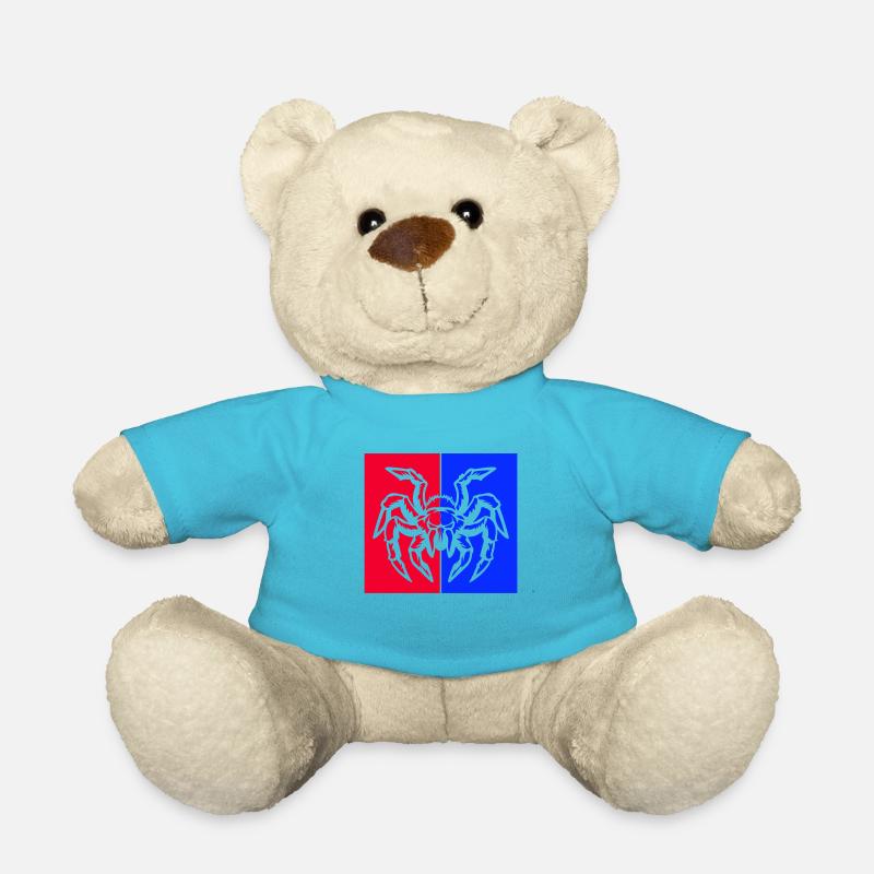 spinne spider - Teddy - Atollblau