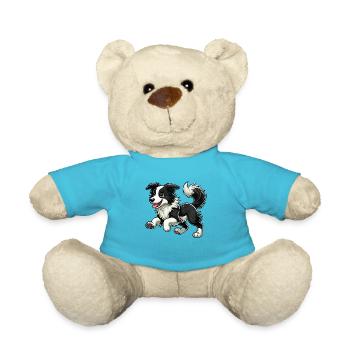 Border Collie zwr - Teddy - Atollblau - Vorne