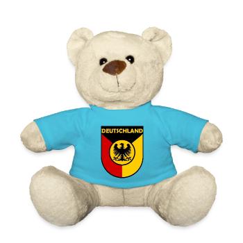 The colours from Germany - Teddy Bear - atoll blue - Front