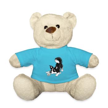 Die süßeste Grenze - Teddy - Atollblau - Vorne