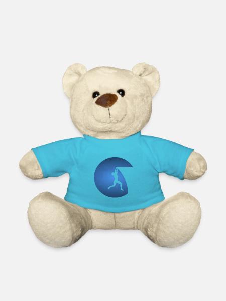 Climbing - Teddy Bear - atoll blue