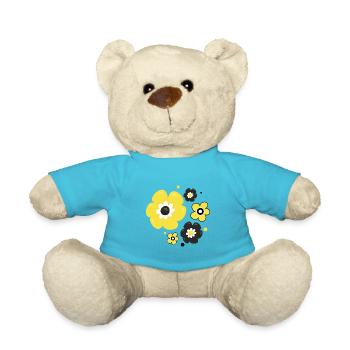 Blumen - Teddy - Atollblau - Vorne