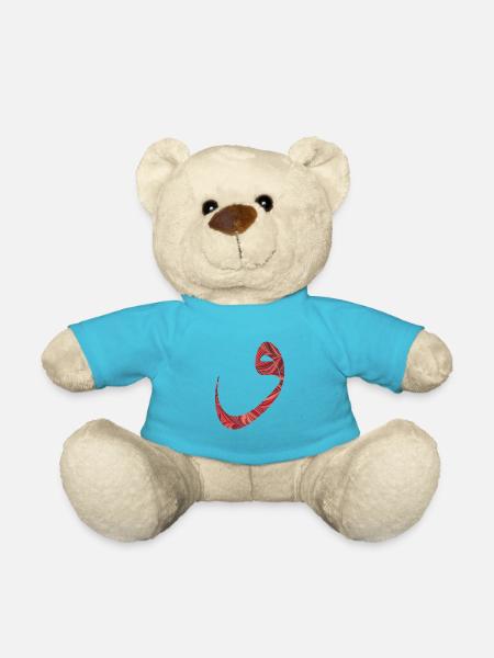 vav ebru 18 - Teddy Bear - atoll blue