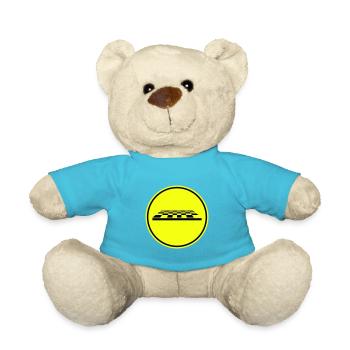 Symbole d’échiquier - Nounours - bleu outremer - Devant
