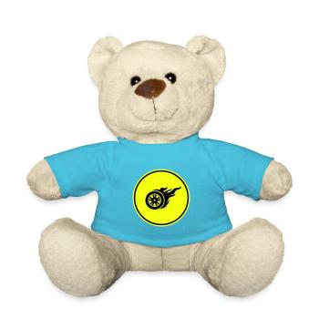 Incendie de pneus - Nounours - bleu outremer - Devant