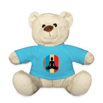 Bouddhisme Vintage - Nounours - bleu outremer - Devant