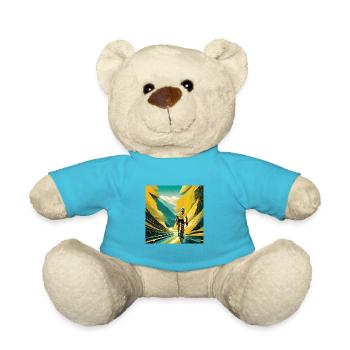Highway to Yellow Glory - Teddy Bear - atoll blue - Front