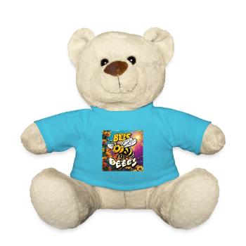 Bee Buzz - Teddy Bear - atoll blue - Front
