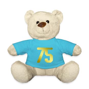 75 number jersey - Teddy Bear - atoll blue - Front