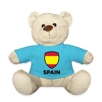 Drapeau national de l Espagne - Nounours - bleu outremer - Devant