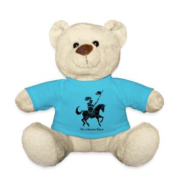 Der Schwarze Ritter - Teddy - Atollblau - Vorne