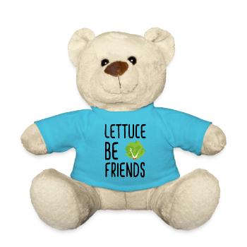 Lettuce Be Friends #lettuce #illustration #veggie - Teddy - Atollblau - Vorne