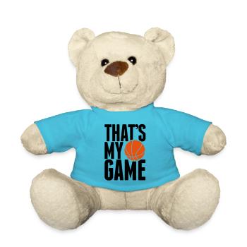 Basketball - That's my Game - Teddy Bear - atoll blue - Front