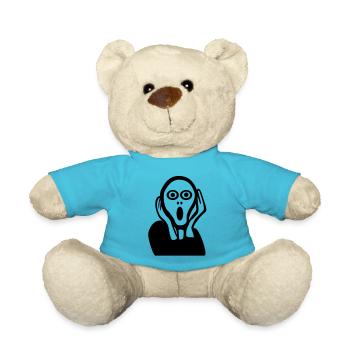 Der Schrei, die Krise - Teddy - Atollblau - Vorne