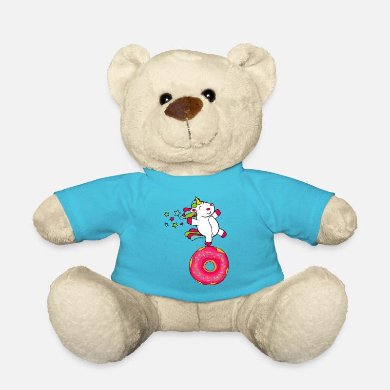 Donuts Confiserie Cookie Törtchen Kuchen Torten - Teddy - Atollblau