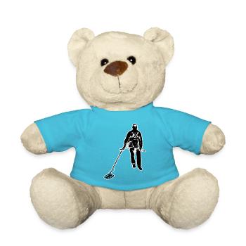 Sondeln mit dem Metalldetektor auf Schatzsuche - Teddy - Atollblau - Vorne
