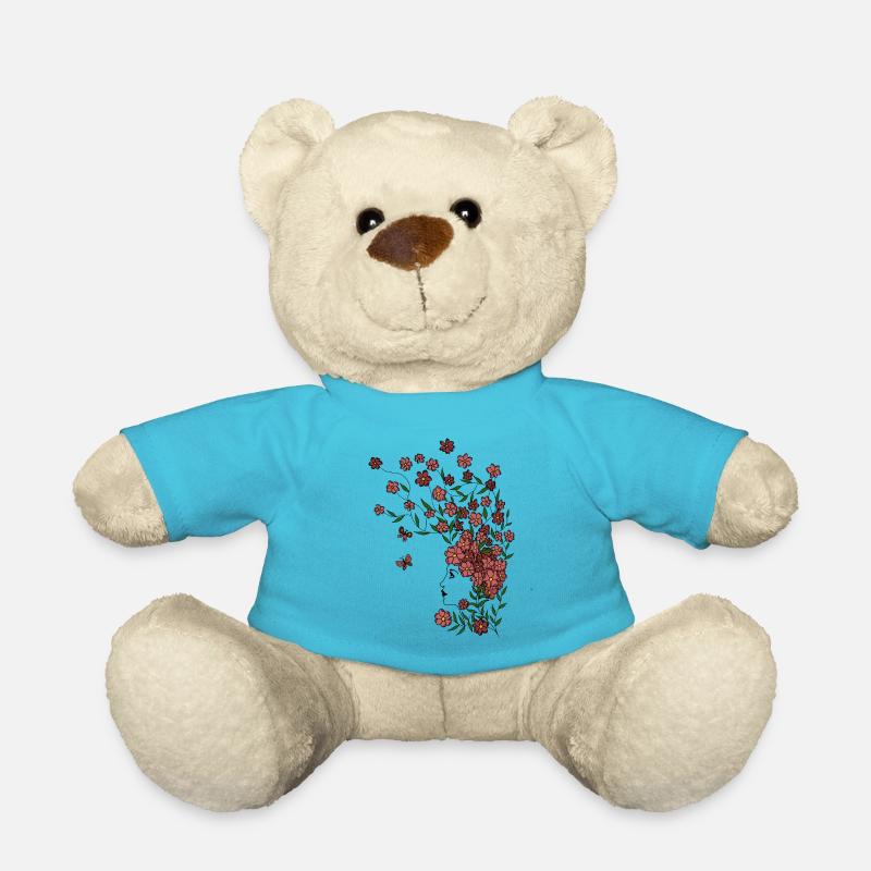 Flower girl - Teddy Bear - atoll blue