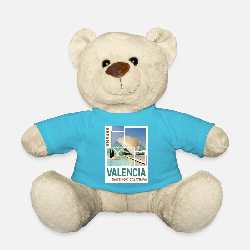 Valencia - Nounours - bleu outremer