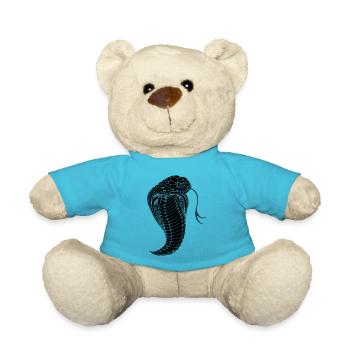 Cobra snake cobra snake - Teddy Bear - atoll blue - Front