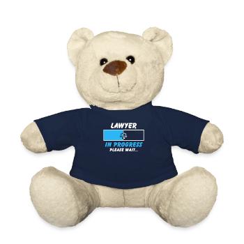 Lawyer In Progress - Teddy Bear - french navy - Front