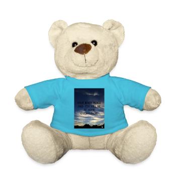 HAVE INNER PEACE - Teddy Bear - atoll blue - Front