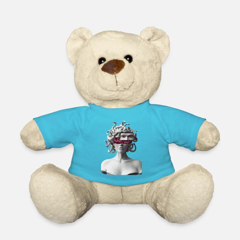 Rose Medusa - Teddy Bear - atoll blue