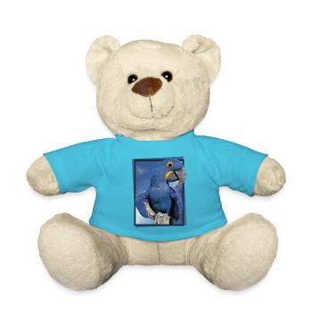 Hyacinth Macaw - Teddy Bear - atoll blue - Front
