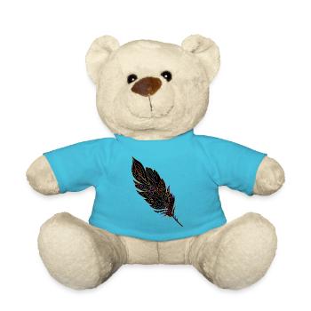 Feather - Teddy Bear - atoll blue - Front