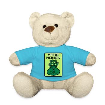 Bouclier Money Maker - Nounours - bleu outremer - Devant