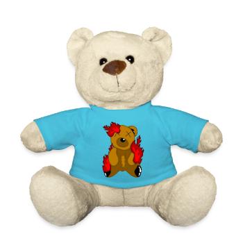 Teddy Fire - Teddy Bear - atoll blue - Front