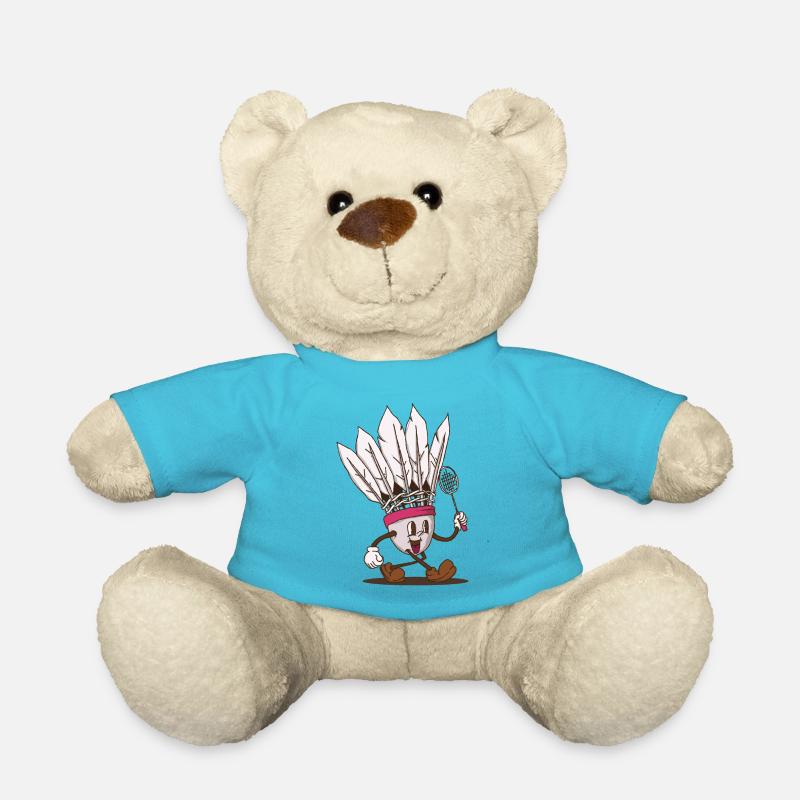 funky Shuttlecock Gesicht Walking Retro-Stil - Teddy - Atollblau