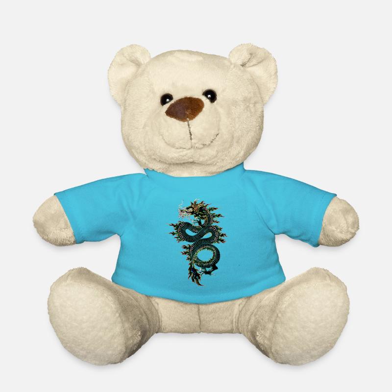 Chinesischer Drache - Teddy - Atollblau
