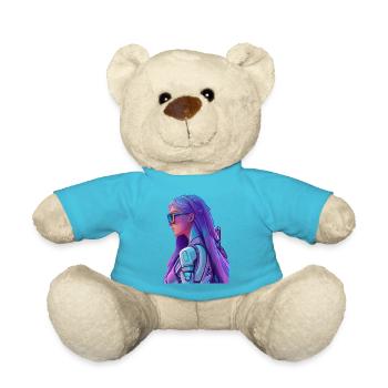 Space Fighter - Teddy - Atollblau - Vorne