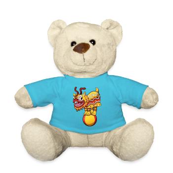 Acte de danse du lion - Nounours - bleu outremer - Devant