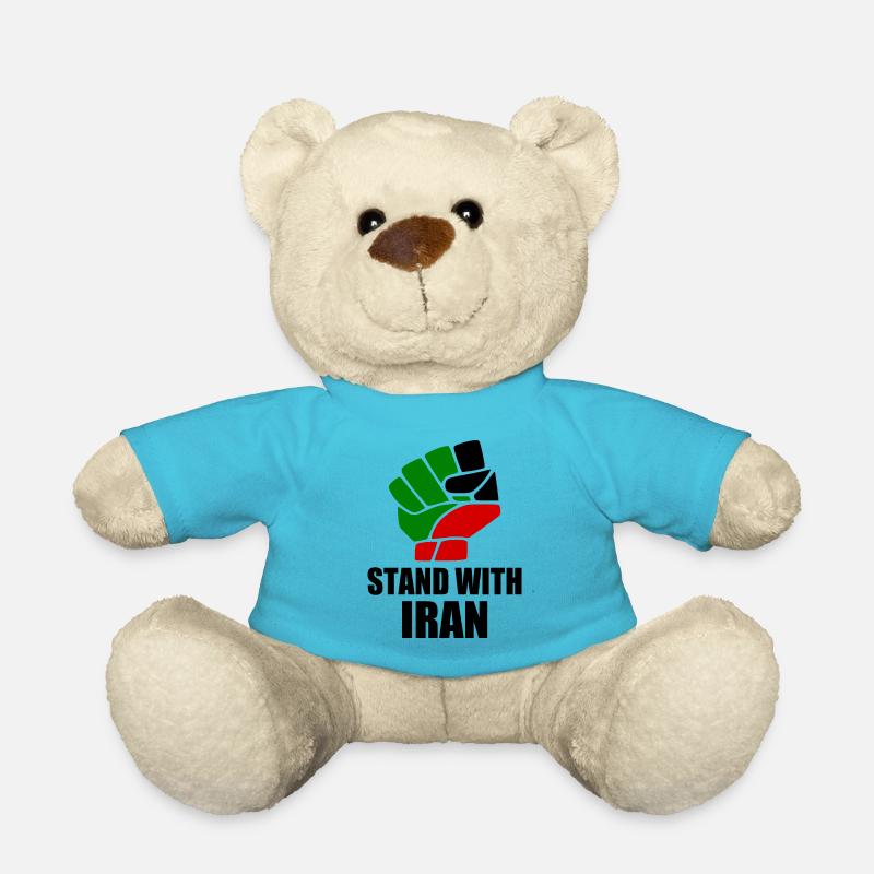 Stand with iran - Nounours - bleu outremer