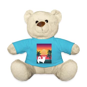 PLAGE DE MER CORGI - Nounours - bleu outremer - Devant