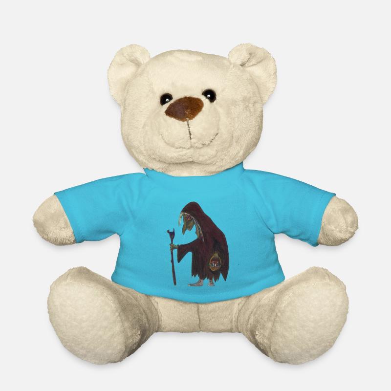 Hexe - Teddy - Atollblau