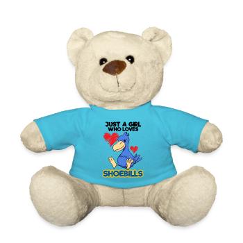 Bec-de-chaussure Ornithologue Forêt I Cadeau - Nounours - bleu outremer - Devant