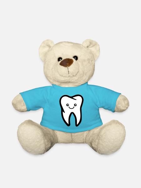 sourire des dents - Nounours - bleu outremer