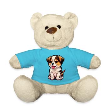 Doggy's charm, sweet snuffle - Teddy Bear - atoll blue - Front
