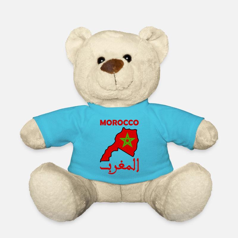 Maroc - Nounours - bleu outremer