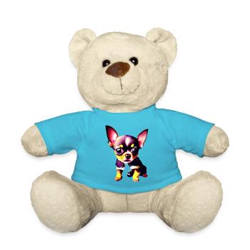 Chien Chihuahua Dog Propriétaire Chihuahua Puppy Dogs - Nounours - bleu outremer - Devant